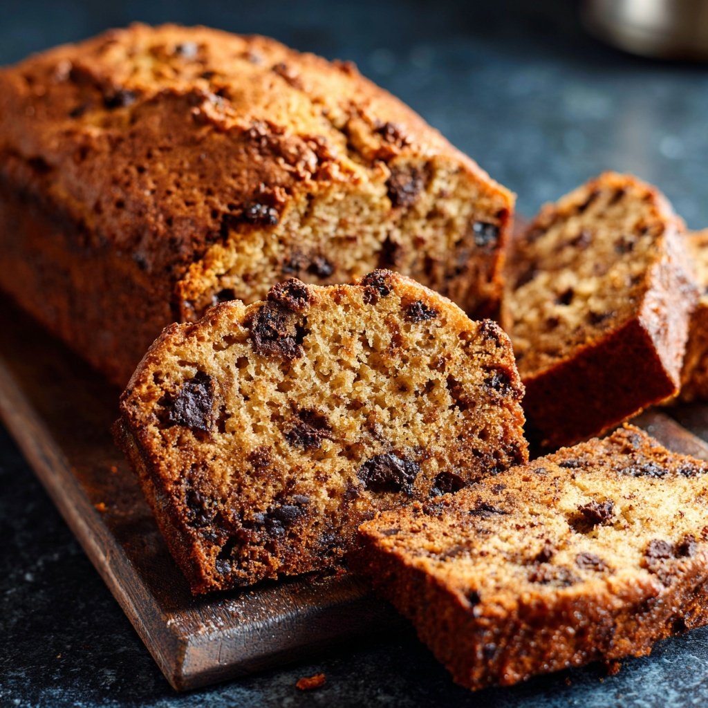 Bananenbrot mit Kakao