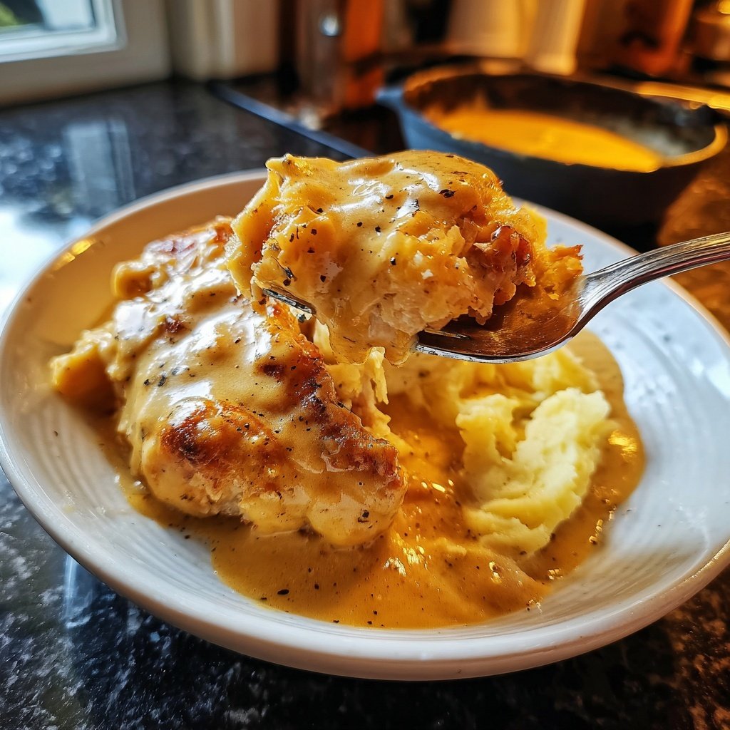 Hausmannskost Cremiges Hähnchen mit Kartoffelpüree
