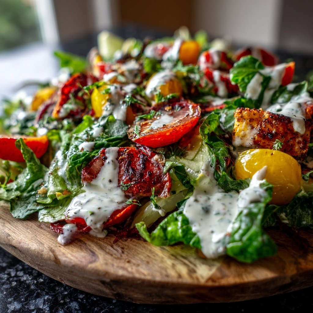 Salat Zum Grillen Mit Joghurtsauce