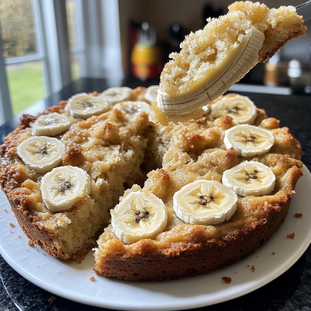 Bananenkuchen für die Familie