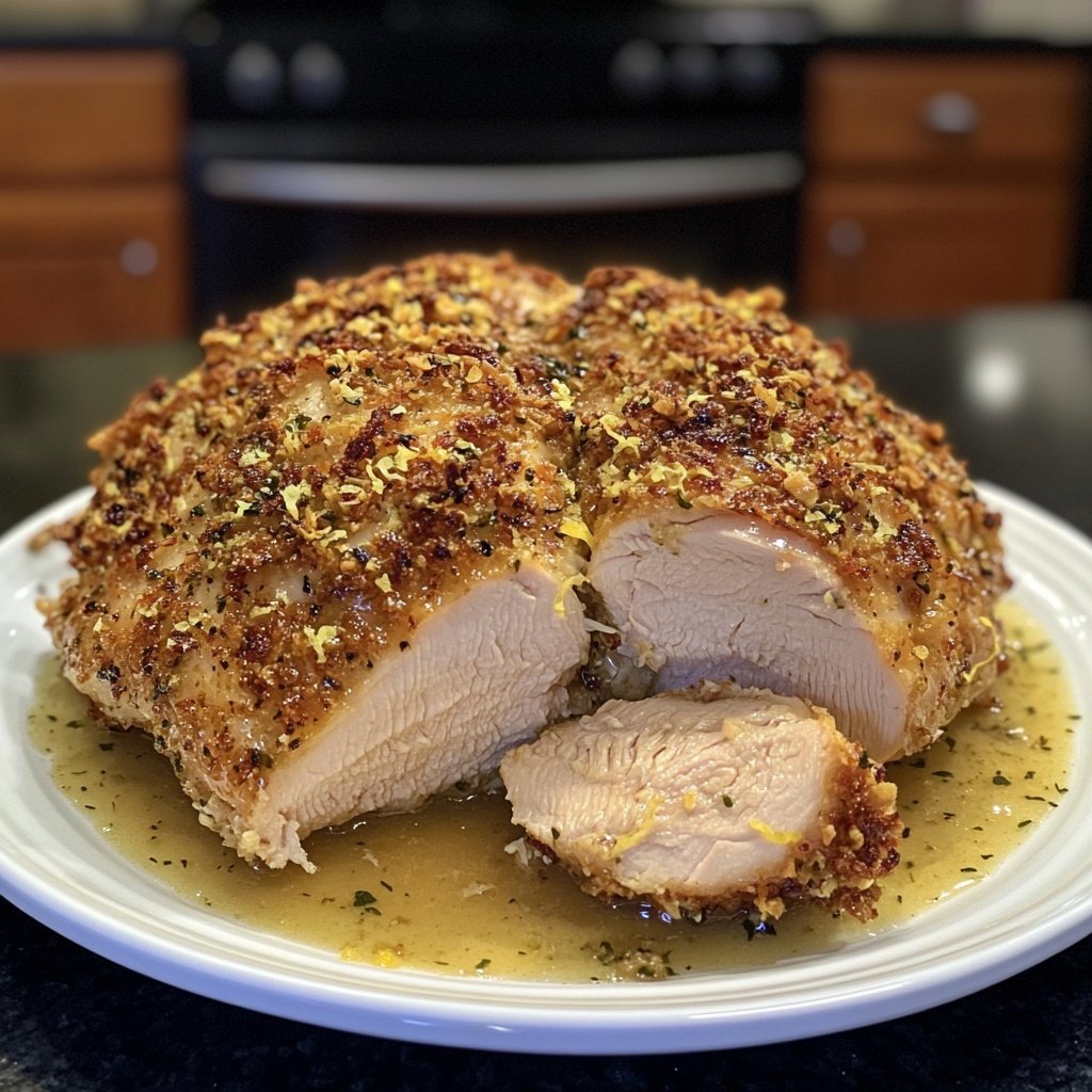 Hähnchenbrust mit Knoblauch Zitronen Sauce