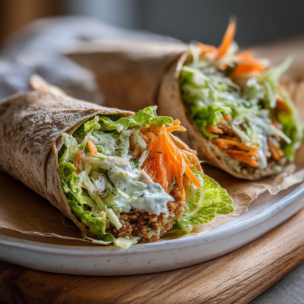 Wraps mit Krautsalat