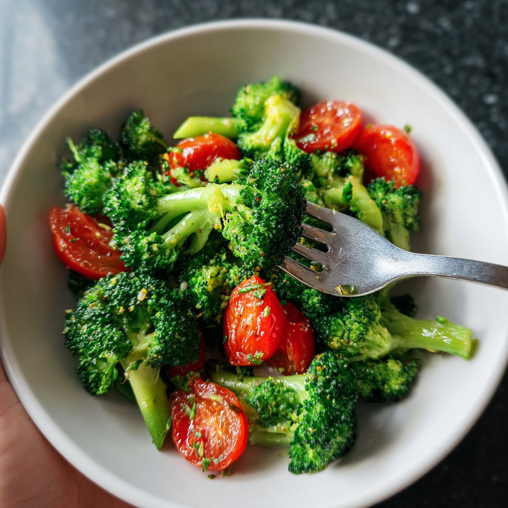 Brokkoli Salat Roh Und Knackig