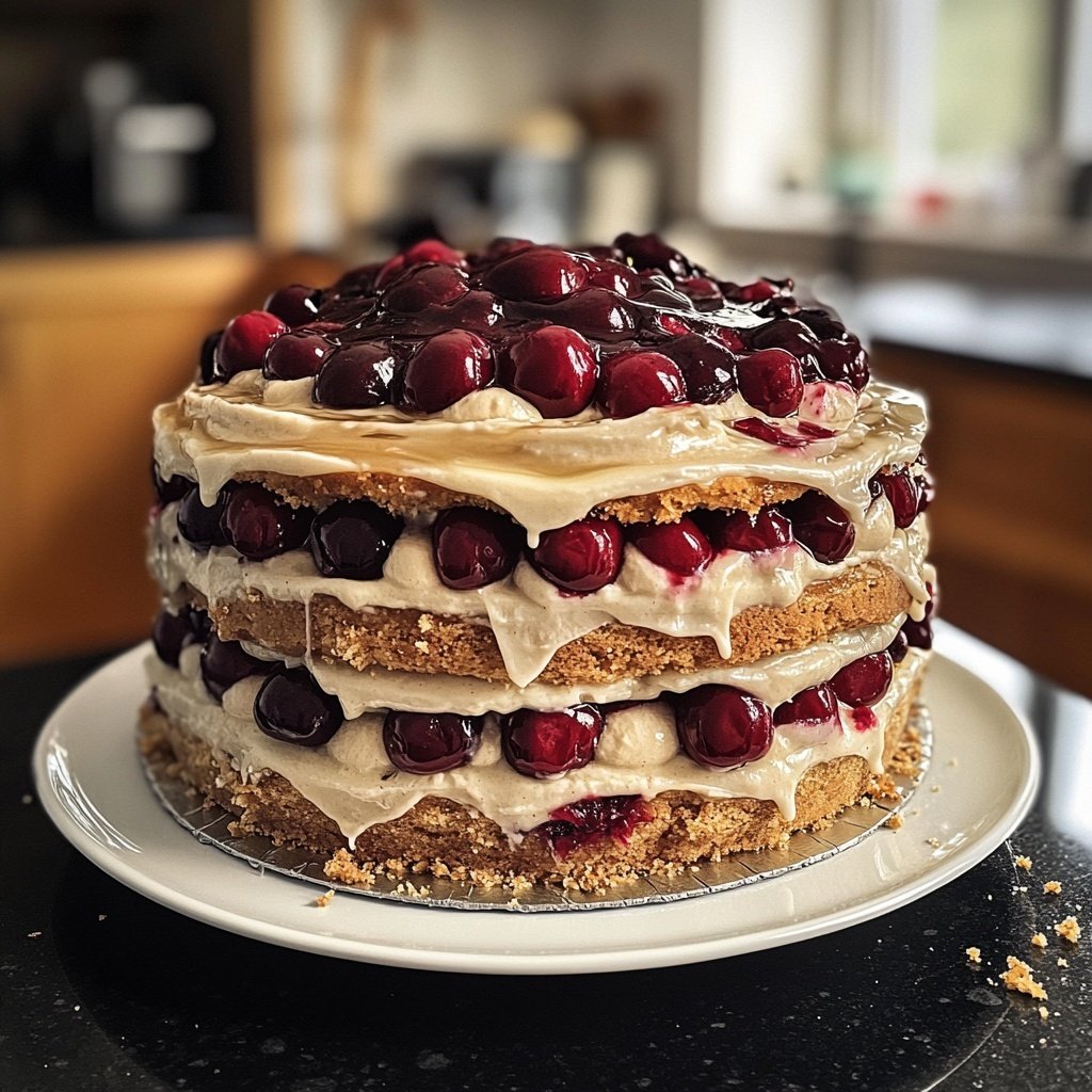 Lübecker Kirsch-Marzipan-Torte