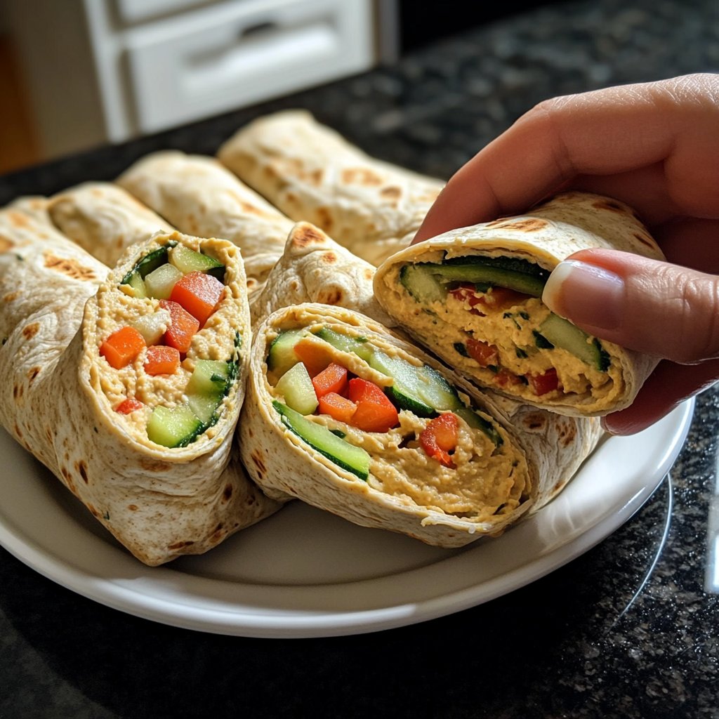 Wraps mit Hummus