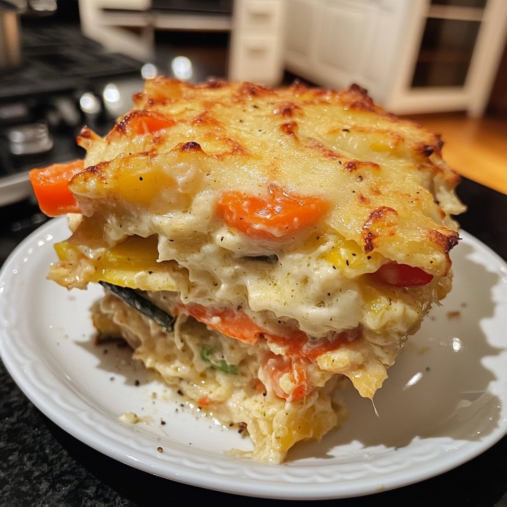 Gemüseauflauf mit Tomaten