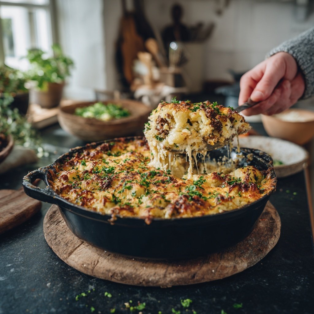 Blumenkohl Auflauf Mit Hackfleisch